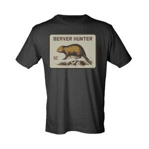SPACECRAFT Beaver Hunter Men's Shirt Small Black
